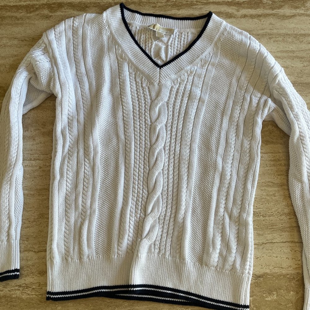 Michael Kors Preppy Style V-Neck Sweater